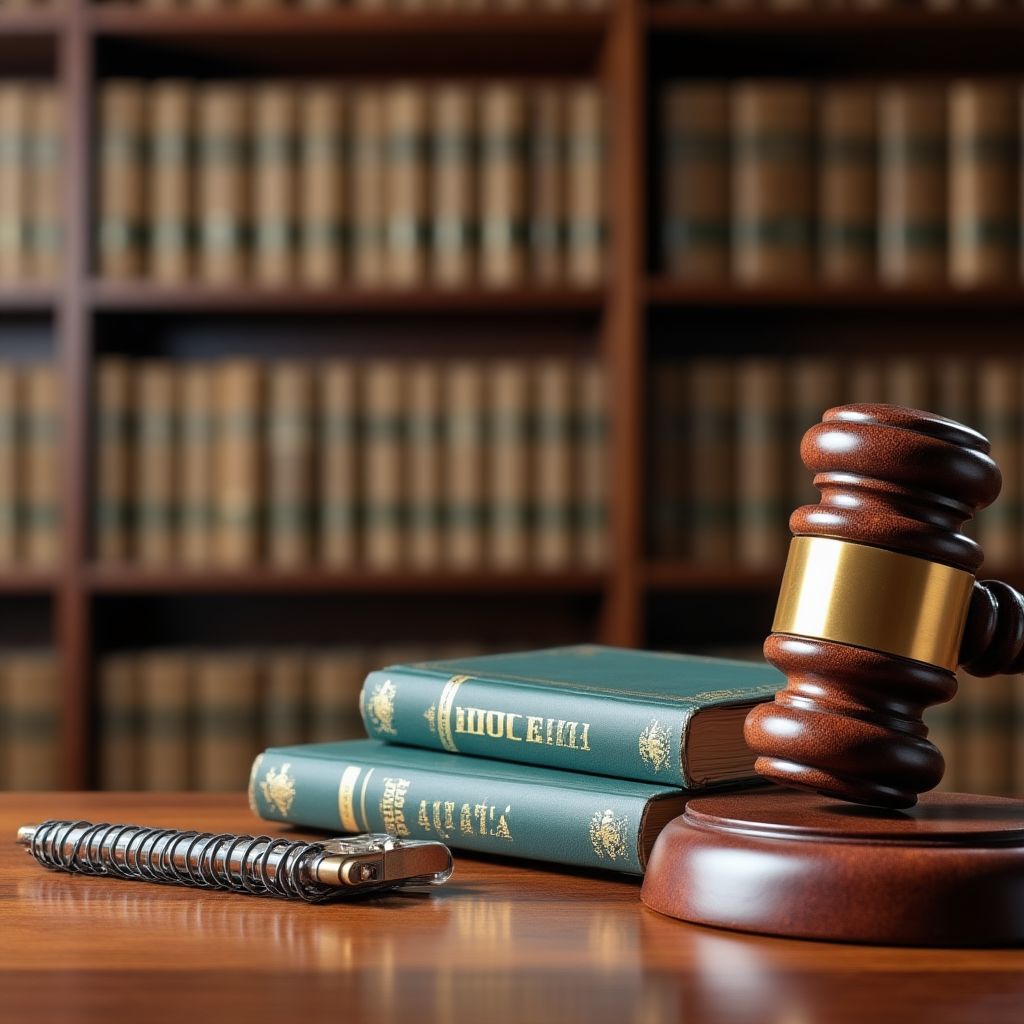 Biblioteca corporativa con libros de contabilidad y legislación